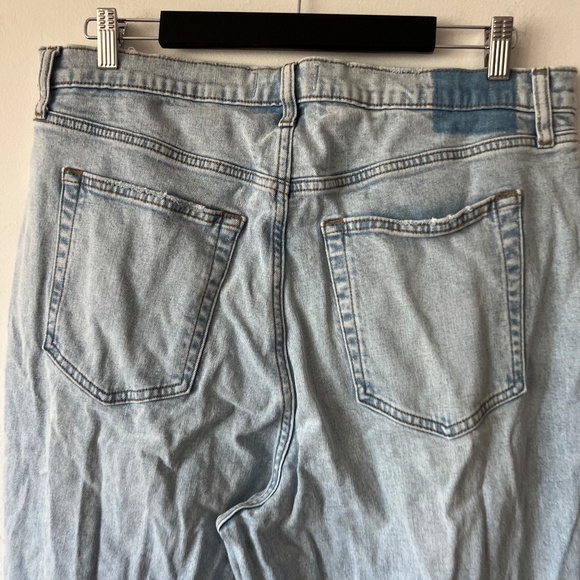 Abercrombie & Fitch Curve Love Ultra High Rise 90s Slim Straight Jean 34 / 18L - Picture 7 of 7